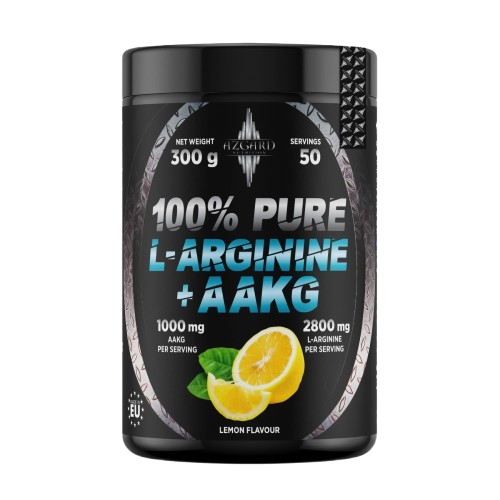 Azgard Pure L Arginine AAKG 300 g citrinų skonio