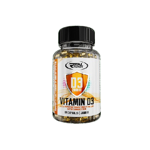Real Pharm Vitaminas D3 2000IU 60 kaps.