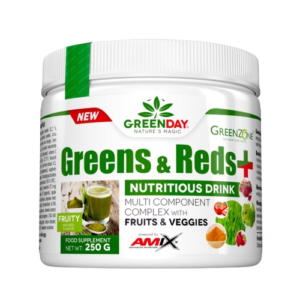 Amix GreenDay ProVegan MultiGreens Vitality & Energy 300 g. (Kopija)