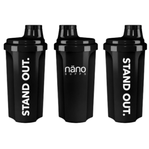 Nano Supps Shaker 500 ml. Juoda