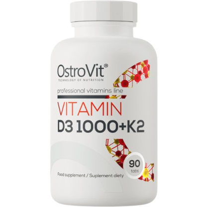 OstroVit Vitamin D3 1000 IU + K2 90 tabl.