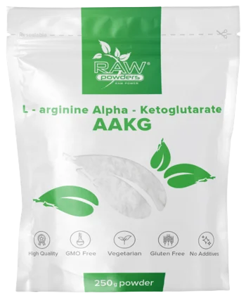 Raw Powders AAKG  250 g - 83 porcijos