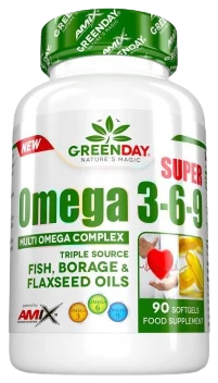 Amix GreenDay® Super Omega 3-6-9 90kaps.