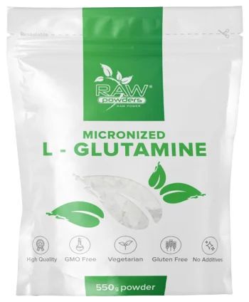 Raw Powders Micronized L-Glutamine 550 g
