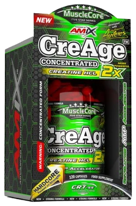 Amix MuscleCore CreAge Concentrated 120 kaps - kreatinas