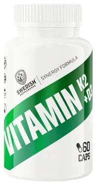 Swedish Supplements Vitamin K2+D3 60 kap