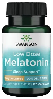 Swanson Melatonin 1mg 120 kap