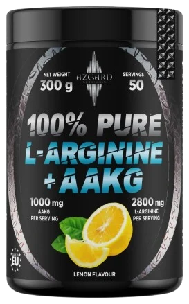 Azgard Pure L Arginine AAKG 300 g citrinų skonio