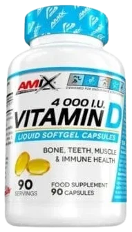 Amix Performance® Vitaminas D3 4000 I.U. 90kaps.