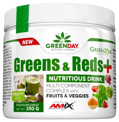 Amix GreenDay Greens & Reds+ 250 g.