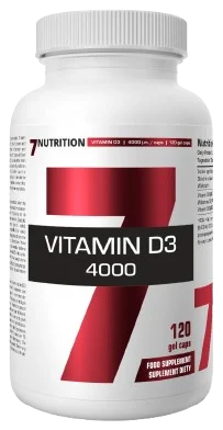 7 Nutrition Vitamin D3 4000 120 kaps.