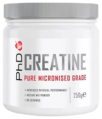 PhD Micronised Creatine powder 250g