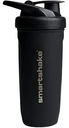 SmartShake Reforce Stainless Steel Black 900 ml (Juoda)