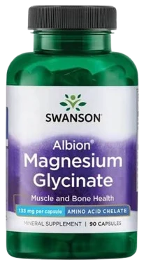 Swanson Albion Magnesium Glycinate 133 mg 90 kaps.